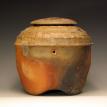 Granary Jar, wood fired stoneware, 12x9x9", 2007