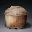 Granary Jar, wood fired stoneware, 11x9x9", 2007